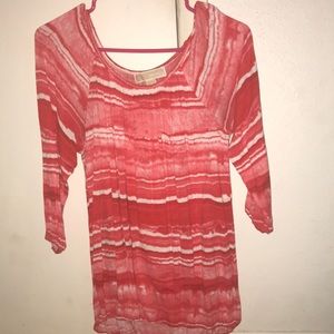 A beautiful crazy striped blouse